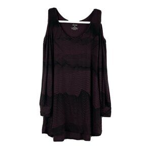 Soma Soft Jersey Cold Shoulder Tunic Agile Lines M